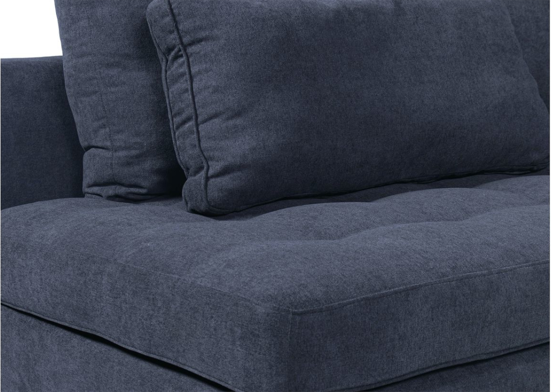 Απεικονίζει μαξιλάρια του γωνιακού καναπέ  Seville Interium σε Μπλε.